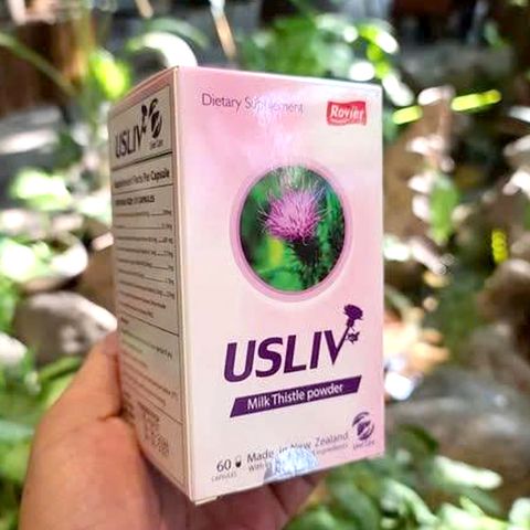 Bổ gan USLIV Milk Thistle Powder New Zealand 60 viên