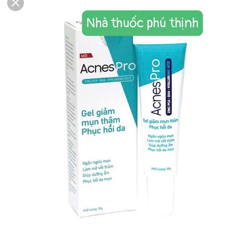 Acnes Pro gel bôi giảm mụn mờ thâm date xa