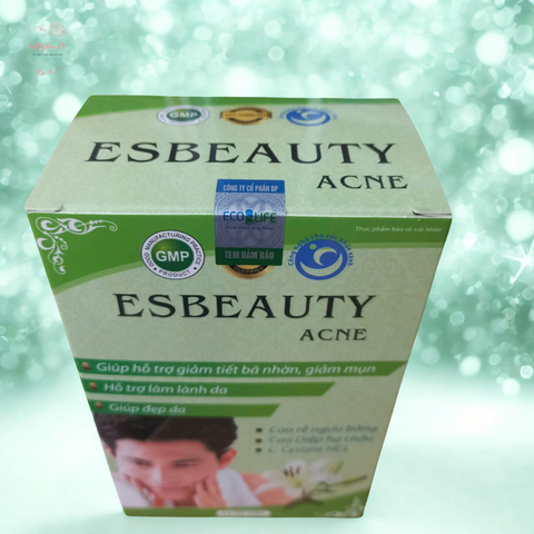 Viên Uống Esbeauty Acne – Giảm Nhờn, Ngừa Mụn & Phục Hồi Da Từ Thiên Nhiên, Giải Quyết Vấn Đề Da Dầu Hiệu Quả