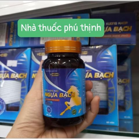 Viên uống xương khớp ngựa bạch VITA OF AMERICA - Hỗ trợ chắc khỏe xương khớp, giảm viêm, đau nhức - Lọ 60 viên bổ sung Glucosamin, Collagen