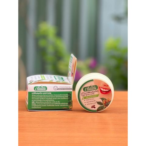 Bột Làm Trắng Răng Movitronix™ Green Herb - Bột Đánh Răng Thảo Dược Tự Nhiên Giúp Tẩy Trắng Răng An Toàn và Hiệu Quả