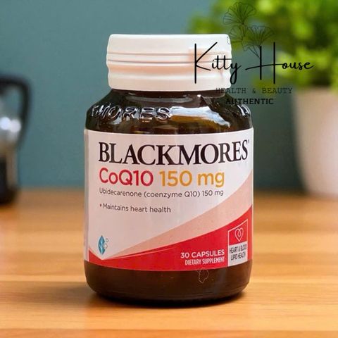 Viên Uống Blackmores CoQ10 150mg Hỗ Trợ Tim Mạch - Bổ Sung Enzyme Chống Oxy Hóa - Lọ 30 Viên Nhập Khẩu Chính Ngạch