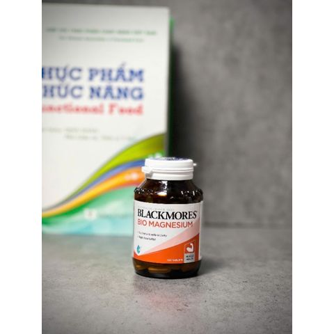Viên uống Blackmores Bio Magnesium 100 viên - Hỗ trợ cơ bắp, tim mạch và sức khỏe xương - Sản phẩm nhập khẩu chất lượng Úc