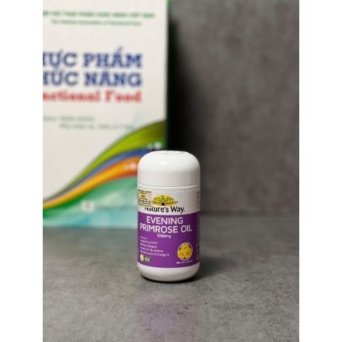 Tinh dầu hoa anh thảo Nature's Way 1000mg - 60 viên bổ sung Gamma Linolenic Acid (GLA) hàng nhập khẩu chính ngạch
