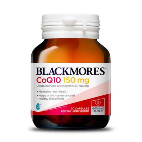 Blackmores CoQ10 150mg - Hỗ Trợ Sức Khỏe Tim Mạch Tốt Nhất (30 Viên) - Enzyme Chống Oxy Hóa Tự Nhiên