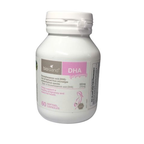 (có tem) Viên bổ sung DHA Bioisland 250mg cho phụ nữ mang thai - Vitamin dinh dưỡng nhập khẩu Úc hỗ trợ phát triển trí não và thị lực cho thai nhi