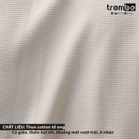 Áo Polo Nam Thun Tổ Ong COLLINS - Thoáng Mát, Thấm Hút Tốt, Phong Cách Lịch Lãm Đi Làm, Dạo Phố, Chất Liệu Cao Cấp