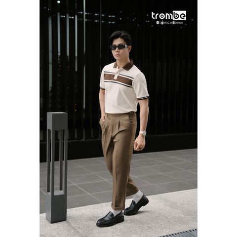 Áo Polo Nam Thun Tổ Ong COLLINS - Thoáng Mát, Thấm Hút Tốt, Phong Cách Lịch Lãm Đi Làm, Dạo Phố, Chất Liệu Cao Cấp