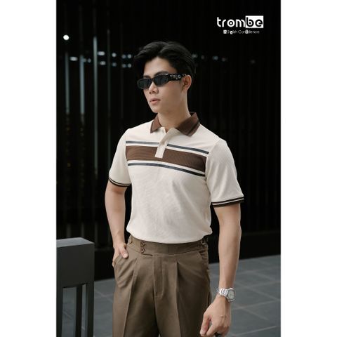 Áo Polo Nam Thun Tổ Ong COLLINS - Thoáng Mát, Thấm Hút Tốt, Phong Cách Lịch Lãm Đi Làm, Dạo Phố, Chất Liệu Cao Cấp