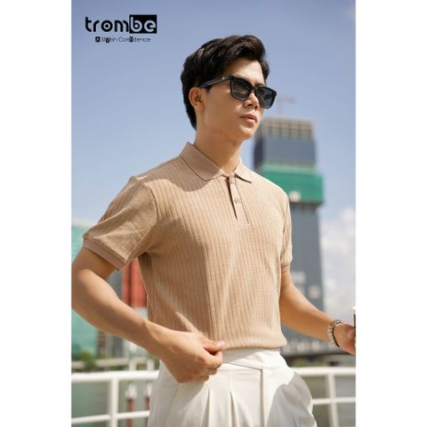 [Mua là có quà] Áo Polo Nam Dệt Kim Wooden Trombe Xớ Gỗ Mềm Mịn Thanh Lịch Đi Làm Đi Chơi