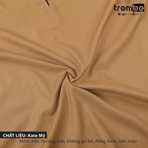 Áo Sơ Mi Nam Cổ V Dài Tay Trombe - Form Rộng Thoáng Mát Chất Liệu Kate Mỹ, Phong Cách Thời Trang Thanh Lịch