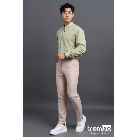 Quần Tây Nam Slim Fit TROMBE Chất Vải Chéo Hàn Sang Trọng - Dễ Phối Đồ, Thoáng Mát, Co Giãn, Phong Cách Trẻ Trung