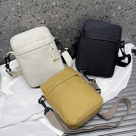 Túi Đeo Chéo Canvas Năng Động Có Ngăn Tiện Lợi - Túi Thời Trang Basic dễ Phối Đồ cho Đi Học, Đi Làm, Đi Chơi