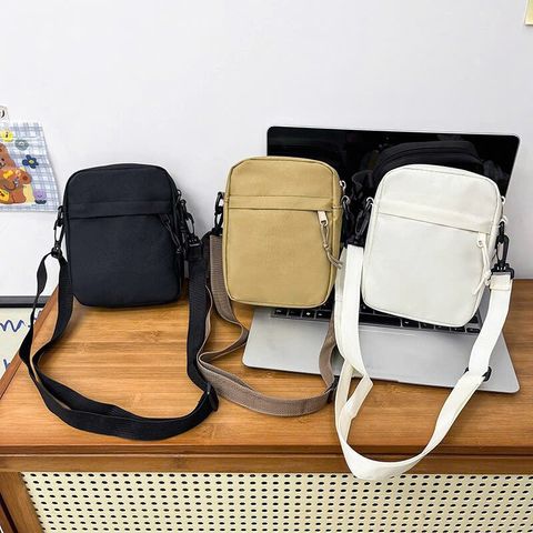 Túi Đeo Chéo Canvas Năng Động Có Ngăn Tiện Lợi - Túi Thời Trang Basic dễ Phối Đồ cho Đi Học, Đi Làm, Đi Chơi