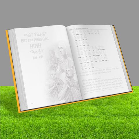 Vở Chép Kinh Song Ngữ Phật Thuyết Bát Đại Nhân Giác A5 - In Mờ Chữ Hán và Việt, Sổ Tay Học Tập Phật Giáo Hữu Ích