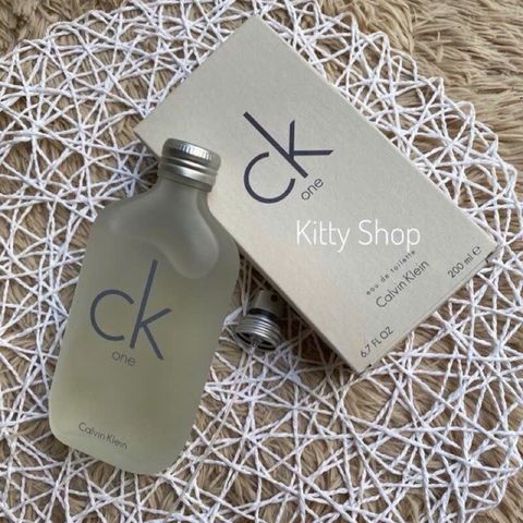 Nước Hoa Nam CK One Eau De Toilette Unisex 100ml và 200ml - Mùi Hương Dịu Nhẹ, Phong Cách Tự Do, Dành Cho Cả Nam và Nữ