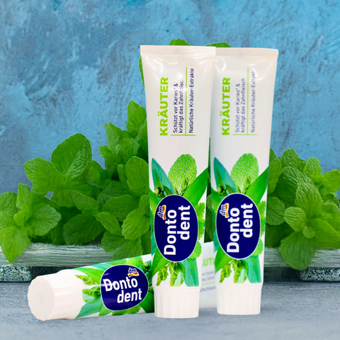 Kem Đánh Răng Dontodent Đức - Ngừa Sâu Răng, Làm Trắng Răng, Hơi Thở Thơm Mát, Chăm Sóc Răng Miệng Toàn Diện