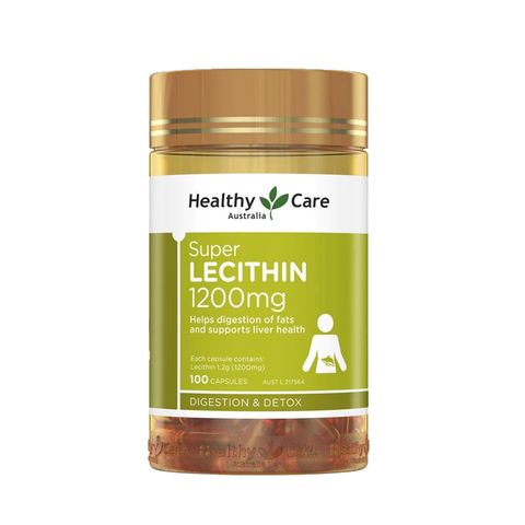 Mầm đậu nành Healthy Care Super Lecithin Úc 100 viên
