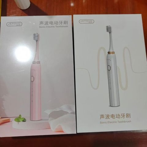 Bàn Chải Điện JETOVO Sonic - Công Nghệ Sóng Âm, Chống Nước IPX7, 3 Chế Độ Làm Sạch, Kèm 2 Đầu Bàn Chải - Chăm Sóc Răng Miệng Hiện Đại