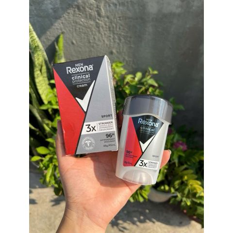 Lăn Khử Mùi Rexona Men Clinical Protection Deodorant Sport 48g - Bảo Vệ Kháng Ẩm Lên Đến 96 Giờ, Không Chứa Cồn