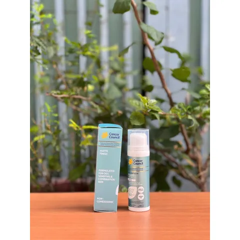 Kem Chống Nắng Cancer Council Invisible Fluid Matte SPF50+ 50ml - Chống Nắng Hóa Học Cho Da Nhạy Cảm và Dầu