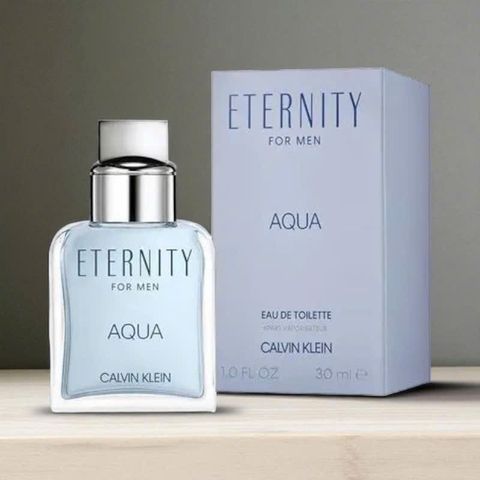 Nước Hoa Nam Calvin Klein Eternity Aqua 30ml và 100ml - Hương Mát Dịu, Tự Tin, Thích Hợp Mùa Hè