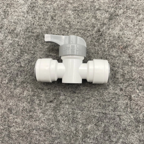 Khoá 2 Đầu Dây 10mm - Van Xả Tay & Ngang Máy Lọc Nước RO - Liên Kết Nhanh, Chất Liệu Nhựa Cao Cấp, Tiện Dụng Cho Gia Đình