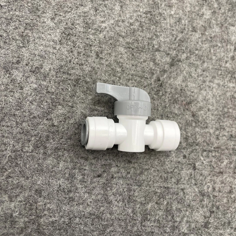 Khoá 2 Đầu Dây 10mm - Van Xả Tay & Ngang Máy Lọc Nước RO - Liên Kết Nhanh, Chất Liệu Nhựa Cao Cấp, Tiện Dụng Cho Gia Đình