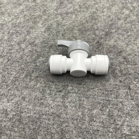 Khoá 2 Đầu Dây 10mm - Van Xả Tay & Ngang Máy Lọc Nước RO - Liên Kết Nhanh, Chất Liệu Nhựa Cao Cấp, Tiện Dụng Cho Gia Đình