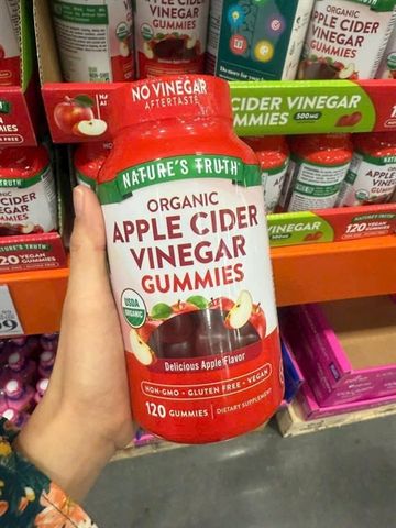 Kẹo Giảm Cân Giấm Táo Nature'S Truth Apple Cider Vinegar Gummies 120 296349