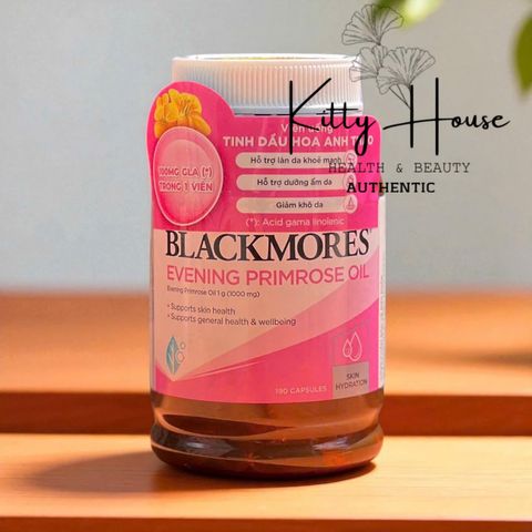 Viên uống Tinh dầu Hoa Anh Thảo Blackmores 190 viên - Hỗ trợ cân bằng nội tiết, cải thiện sức khỏe và giảm triệu chứng tiền kinh nguyệt.