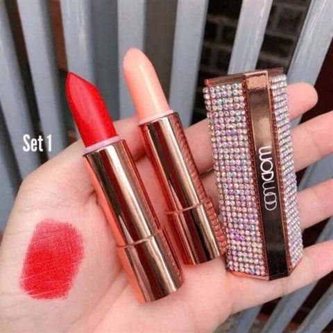 Bộ 2 Son Môi Wodwod No.W751 - Son Dưỡng Mềm Mịn, Nhiều Màu Sắc Thời Trang Cho Đôi Môi Tỏa Sáng