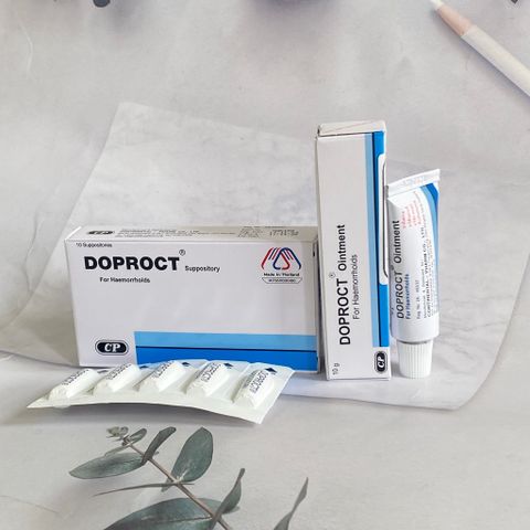 Kem Bôi Trĩ Doproct Thái Lan 10g - Giảm Ngứa, Cầm Máu, Hỗ Trợ Khỏe Hậu Môn, Ngăn Ngừa Búi Trĩ Mới