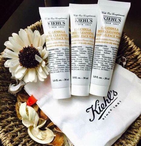 Sữa Rửa Mặt Hoa Cúc Kiehl's Calendula 30ml - Sạch Sâu, Dịu Nhẹ cho Da Nhạy Cảm, Giúp Cấp Ẩm và Làm Dịu Kích Ứng
