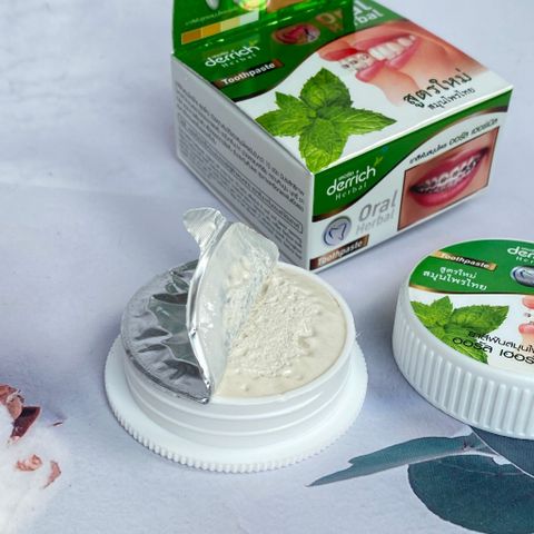 Bột Kem Đánh Răng Oral Herbal Thái Lan - Chăm Sóc Răng Miệng Cho Người Niềng Răng, Làm Trắng Răng và Giữ Miệng Thơm Tho