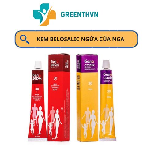 Kem Bôi Ngứa Belosalic 30g - Hỗ Trợ Da Cơ Địa, Mề Đay, Ngứa Phát Ban, Da Bong Tróc, Chứa Acid Salicylic, Hàng Nga