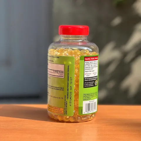 Vitamin E Kirkland 180mg (500 viên) - Hỗ trợ làm đẹp da, chống lão hóa, cải thiện sức khỏe tổng thể, chất lượng cao, 100% tự nhiên