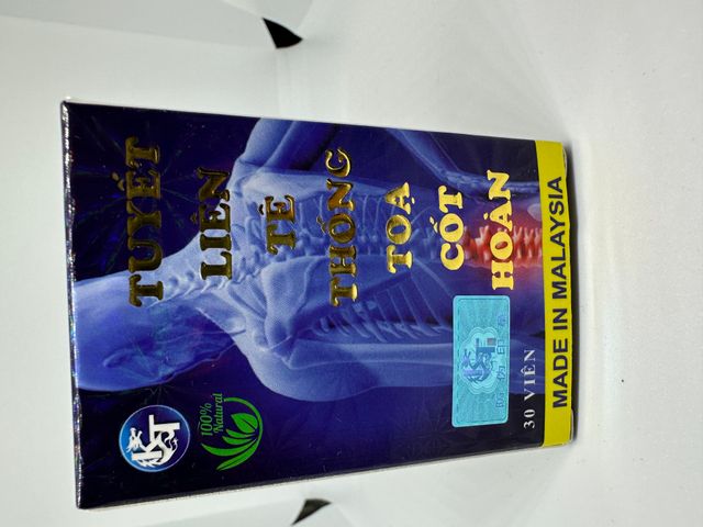 Tuyết Liên Tê Thống Tọa Cốt - Viên Uống Hỗ Trợ Xương Khớp 30 Viên, Giảm Đau Thần Kinh, Cải Thiện Sức Khỏe Khớp và Cột Sống