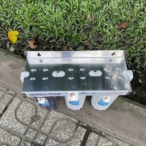 Bộ Lọc Nước Đầu Nguồn 3 Cấp Greentech94 - Lọc Sạch Cặn Bẩn, Clo Cho Nước Sinh Hoạt, Tiện Lợi Cho Gia Đình