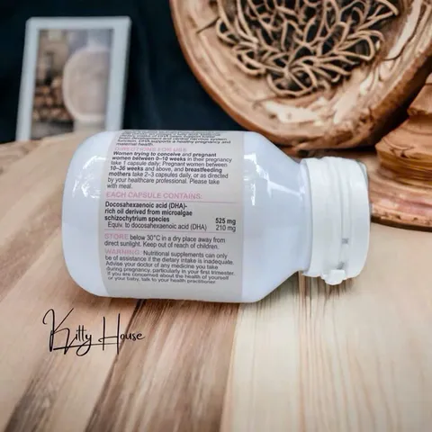 Viên Uống DHA Bio Island Bổ Sung Cho Bà Bầu - 60 Viên Giúp Phát Triển Trí Tuệ Thai Nhi, An Toàn Từ Thiên Nhiên