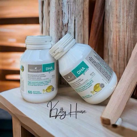Viên uống DHA Bio Island cho bé 60 viên - Bổ sung omega-3 phát triển trí não, hỗ trợ thị giác và tăng cường miễn dịch trẻ nhỏ.