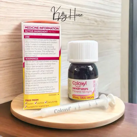 Dung dịch hỗ trợ giảm táo bón Coloxyl Infant lọ 30ml chính hãng
