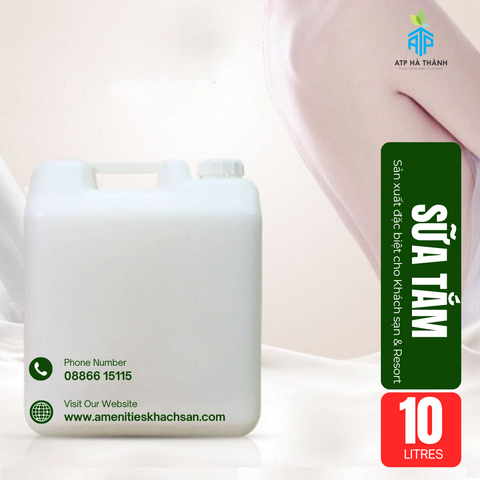 Sữa Tắm Can 10L ATP Hà Thành - Giải Pháp Tiết Kiệm Cho Khách Sạn, Resort, Gym - Hương Thơm Dễ Chịu, Tạo Bọt Tốt