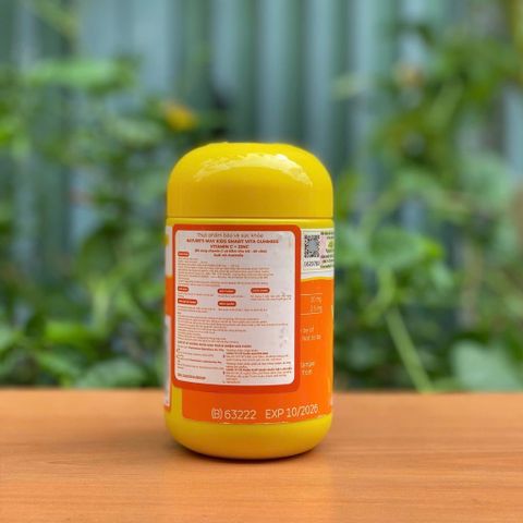 [Nhập khẩu] Viên nhai bổ sung Vitamin C và kẽm Nature's Way Kids Smart Vita Gummies Vitamin C + ZinC 60 viên - dii.