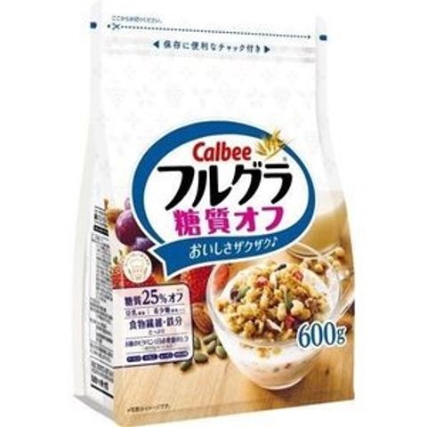 Ngũ cốc Calbee ăn kiêng giảm cân Nhật Bản date mới 600g