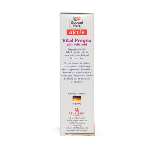 Vitamin Bầu Tổng Hợp Doppelherz Vitap Pregna - Vitamin Chăm Sóc Mẹ Bầu Nhập Khẩu Đức, Hỗ Trợ Sức Khỏe & Phát Triển Thai Nhi