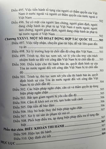 Bộ luật Hình sự, Bộ luật Tố tụng Hình sự (sửa đổi, bổ sung năm 2025, chưa hợp nhất)