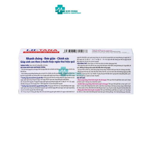 Que Thử Rụng Trứng LH Tana - Hộp 12 Que Phát Hiện Thụ Thai Sớm, Kiểm Tra Rụng Trứng Nhanh Chóng và Chính Xác