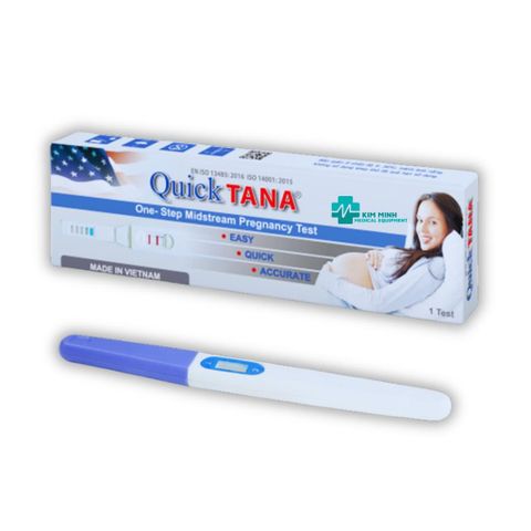 Combo 10 Bút Thử Thai Quicktana Tanaphar - Phát Hiện Thai Sớm Chính Xác Hai Vạch - Dụng Cụ Thử Thai Tiện Lợi