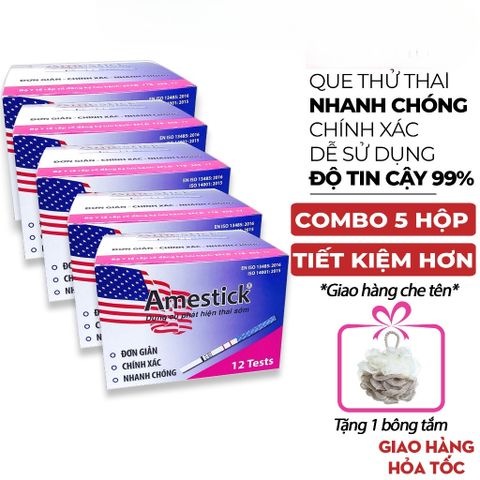 Que Thử Thai Amestick Tanaphar - Hộp 12 Que Phát Hiện Thai Sớm, Chính Xác và Đơn Giản tại Nhà Hàng Việt Nam